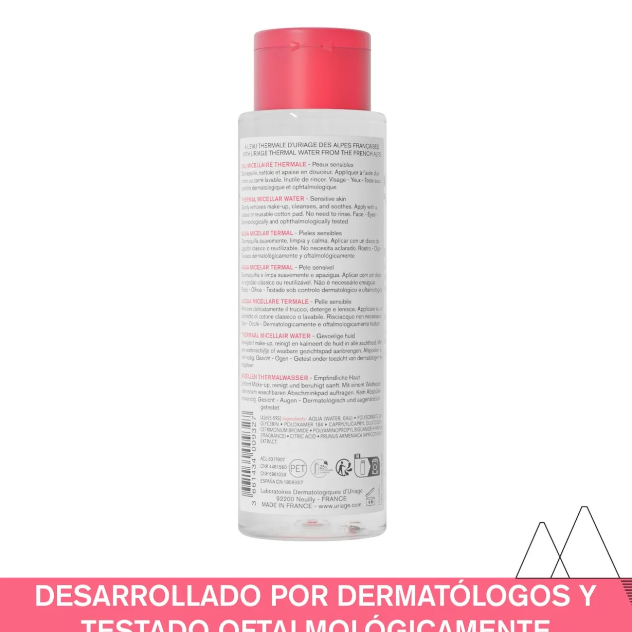Eau Micellaire Thermale Peaux Sensibles