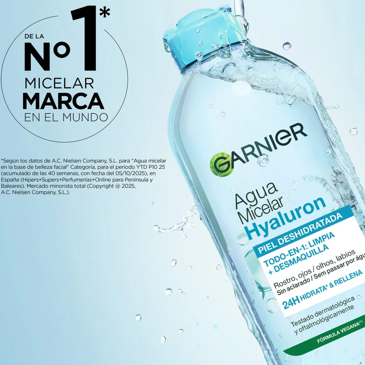 Eau micellaire tout-en-un Aloe & Acide Hyaluronique