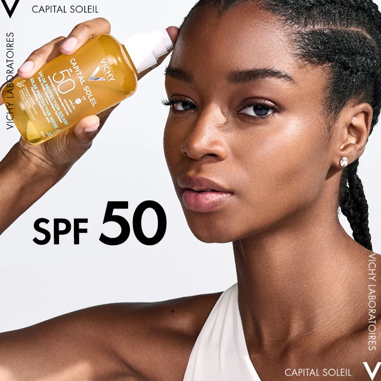 Eau solaire protectrice Hâle Sublimé SPF50