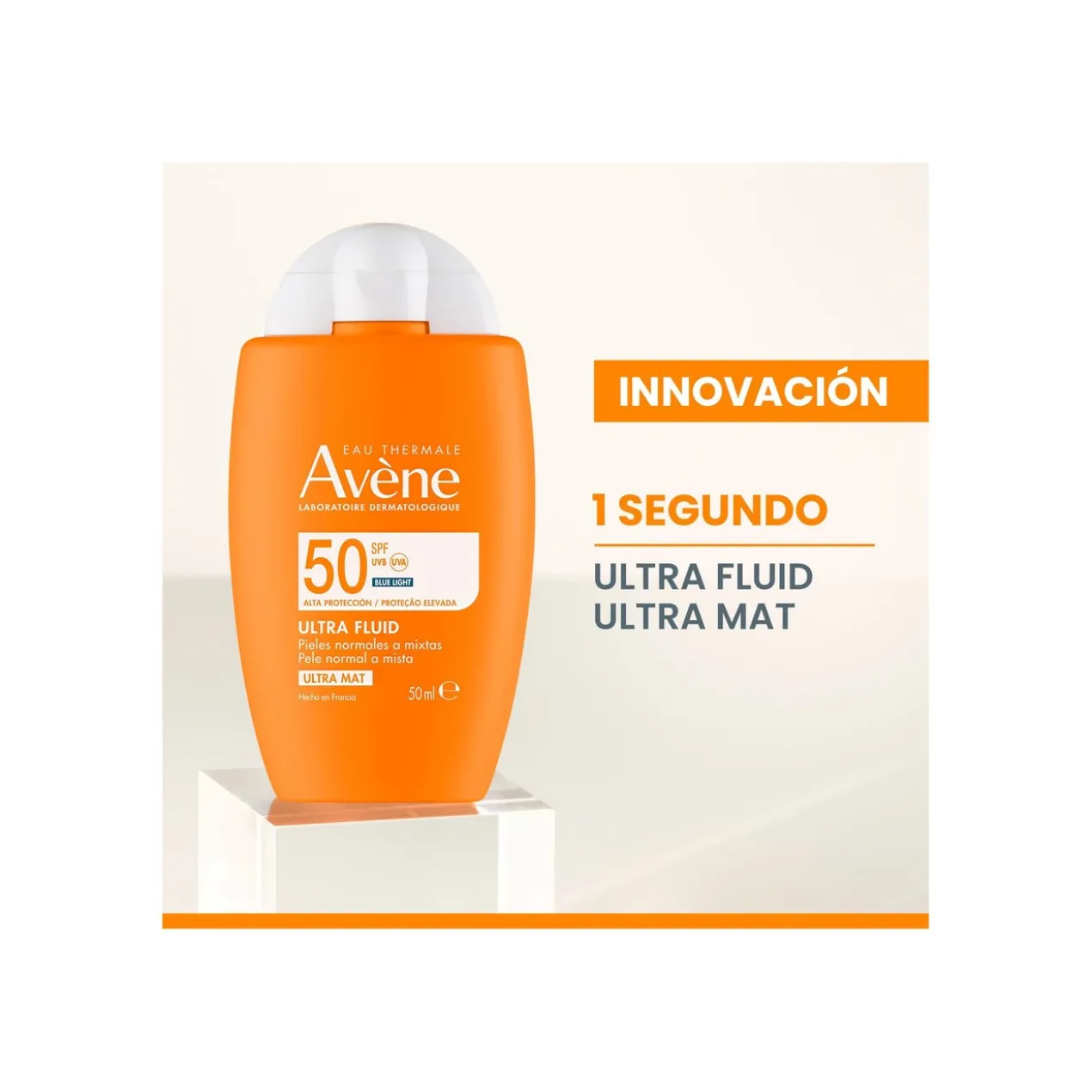 Eau Thermale Avène Fluide Invisible Ultra Mat 50+