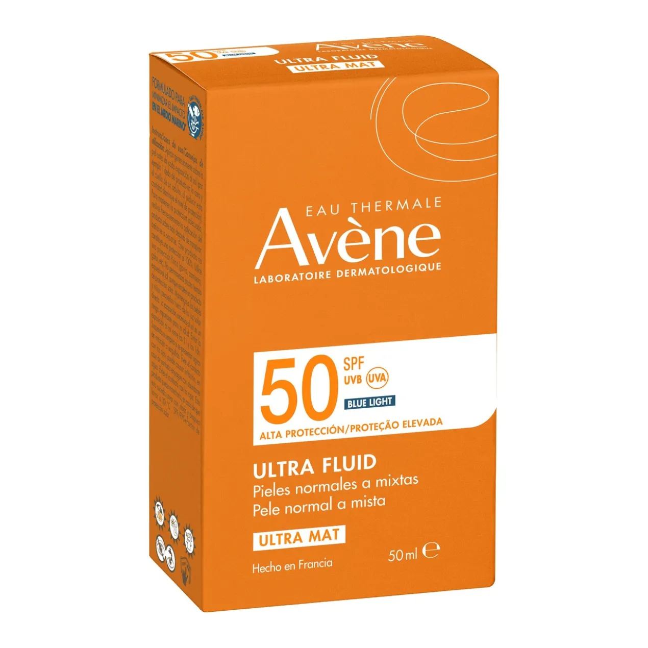 Eau Thermale Avène Fluide Invisible Ultra Mat 50+