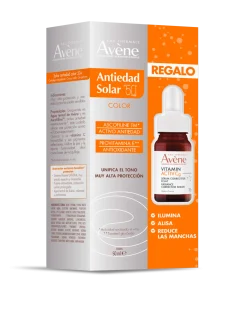 Eau Thermale Pack Solaire Anti-Âge coloré + Sérum Vitamin Activ Cg