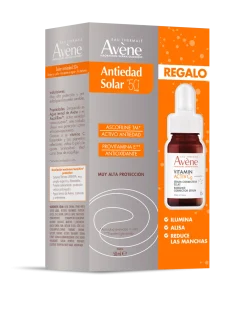 Eau Thermale Pack Solaire Crème Antirides + Mini Sérum Vitaminé Activ Cg