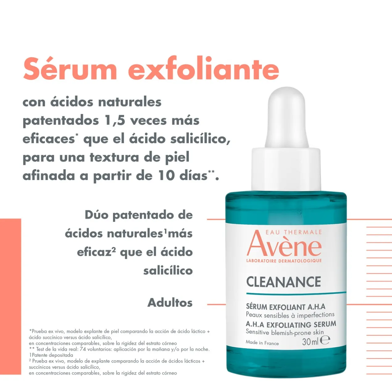 Eau Thermale Sérum exfoliant A.H.A. Cleanance