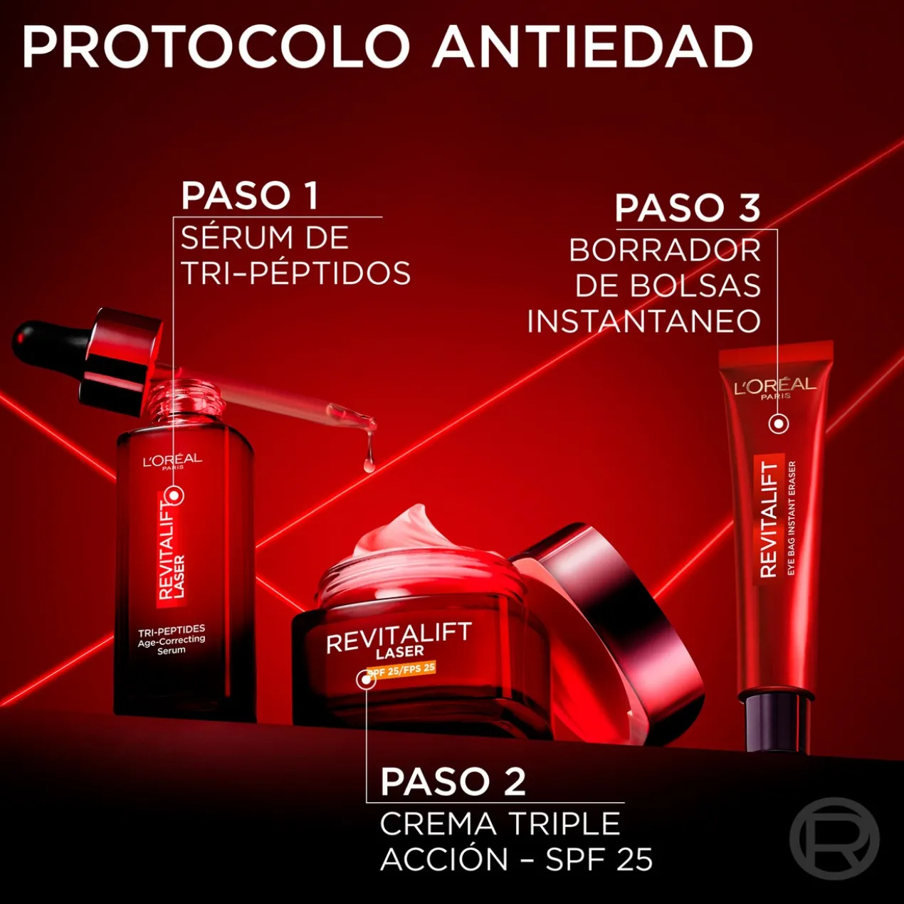 Effaceur Instantané de Poches Revitalift Laser