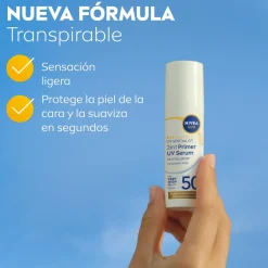 2 en 1 Primer Serum UV Quotidien Protection Visage SPF50+