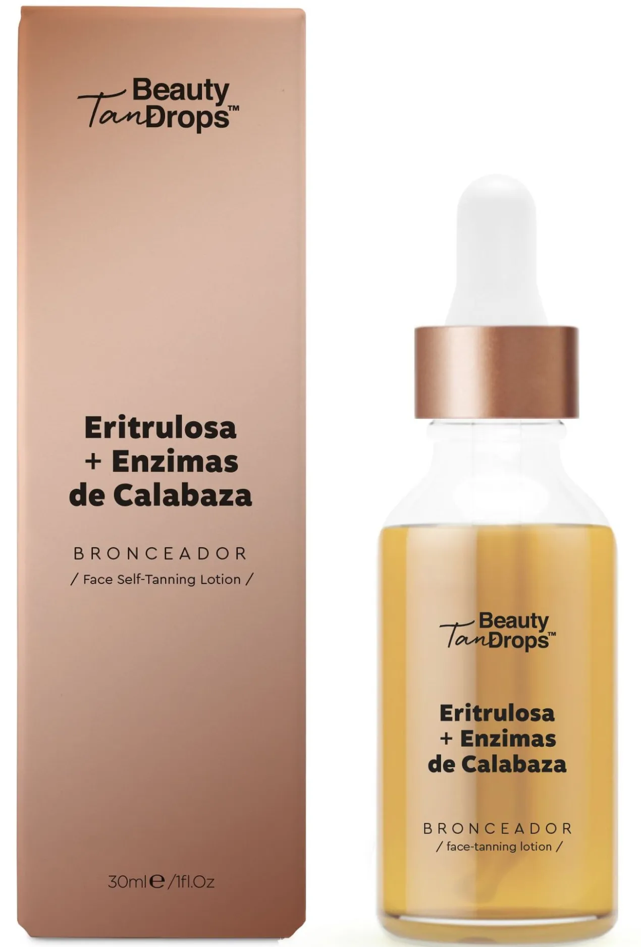 Erythrulose + Enzymes de Citrouille Autobronzant