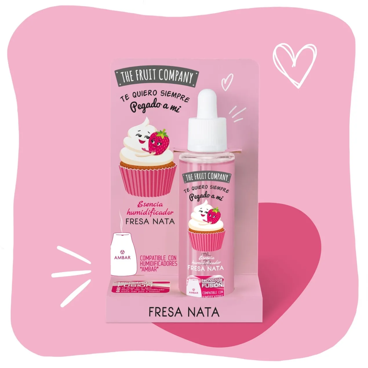 Essence Fusions Hydrosoluble pour Humidificateur Fraise Chantilly