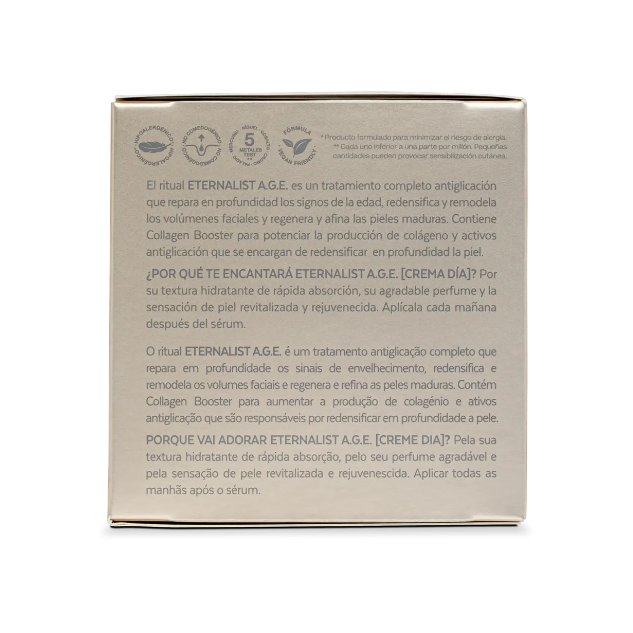 Eternalist A.G.E. [Crème de Jour] Crème Anti-glycation Peaux Matures ou Sèches