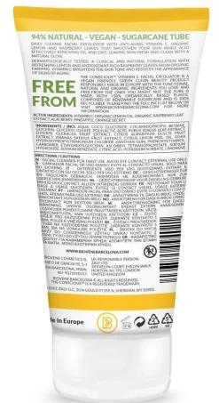 Exfoliant visage anti-rides à la vitamine C