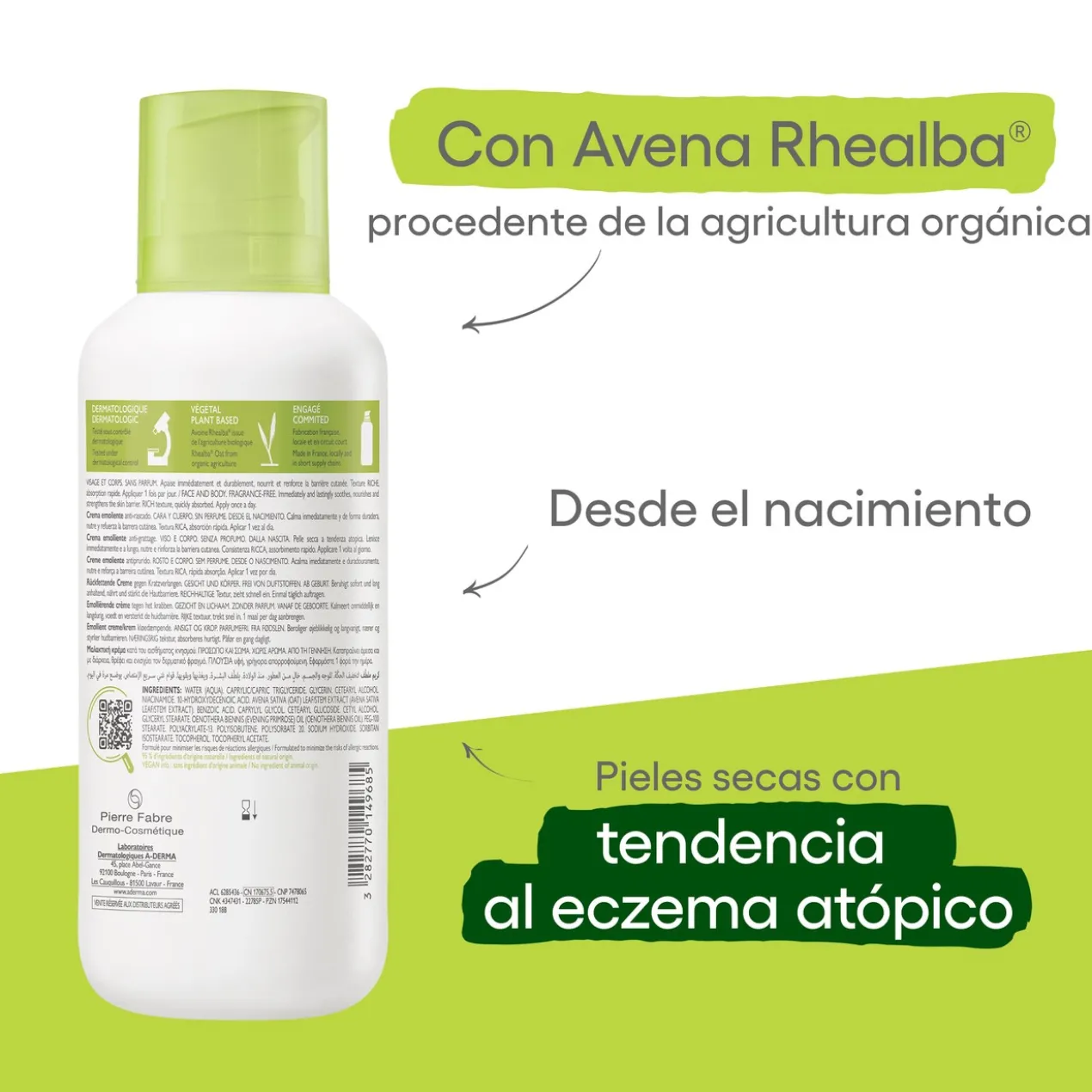 Exomega Crème Contrôle Émolliente