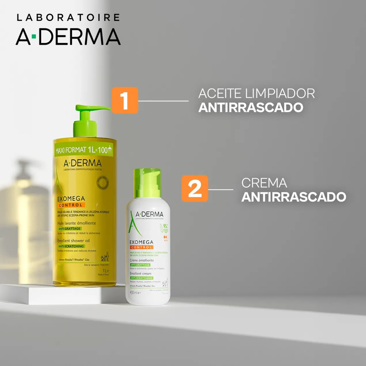 Exomega Huile Lavante Émolliente