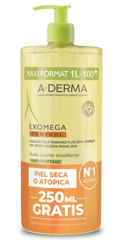 Exomega Huile Lavante Émolliente
