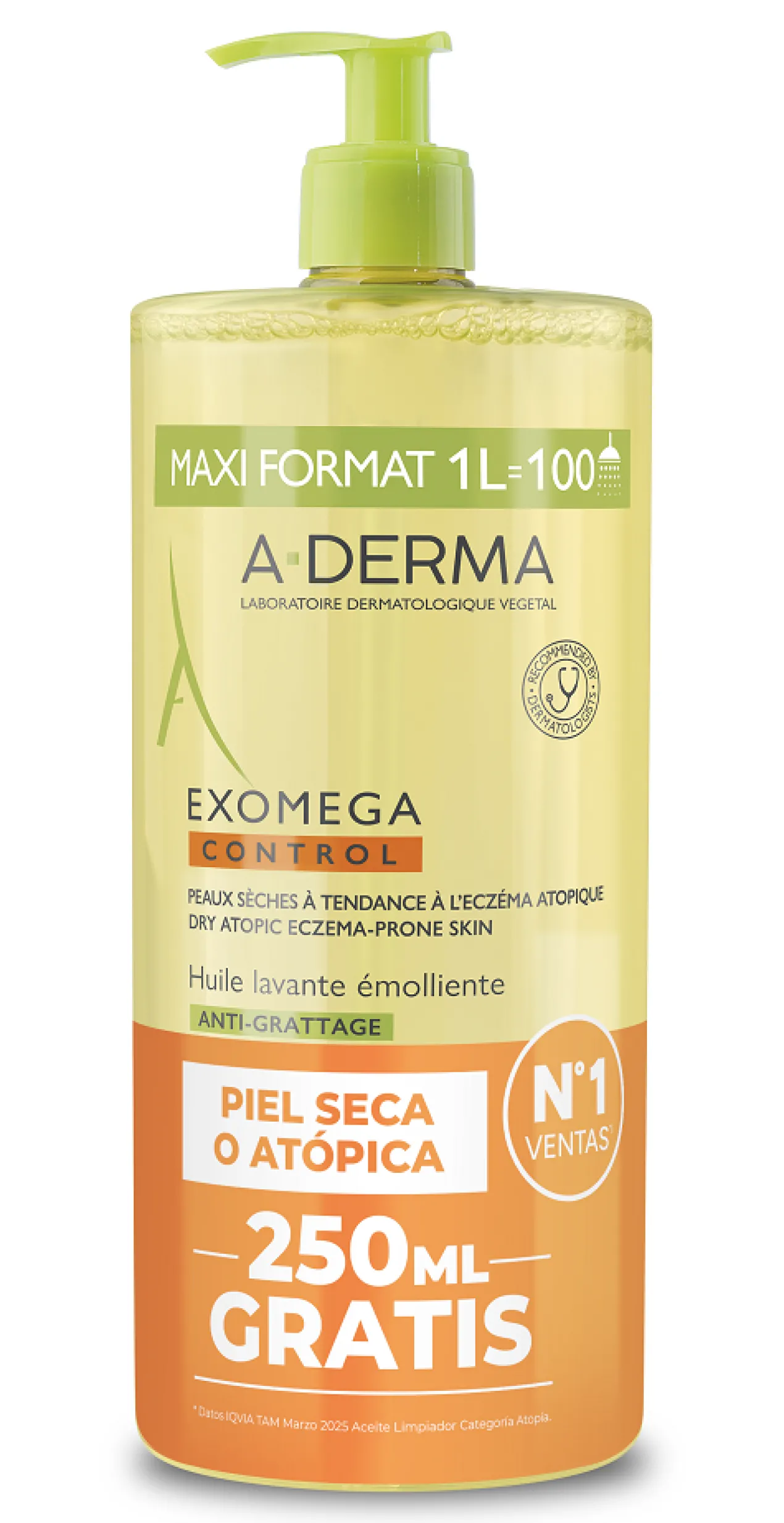 Exomega Huile Lavante Émolliente