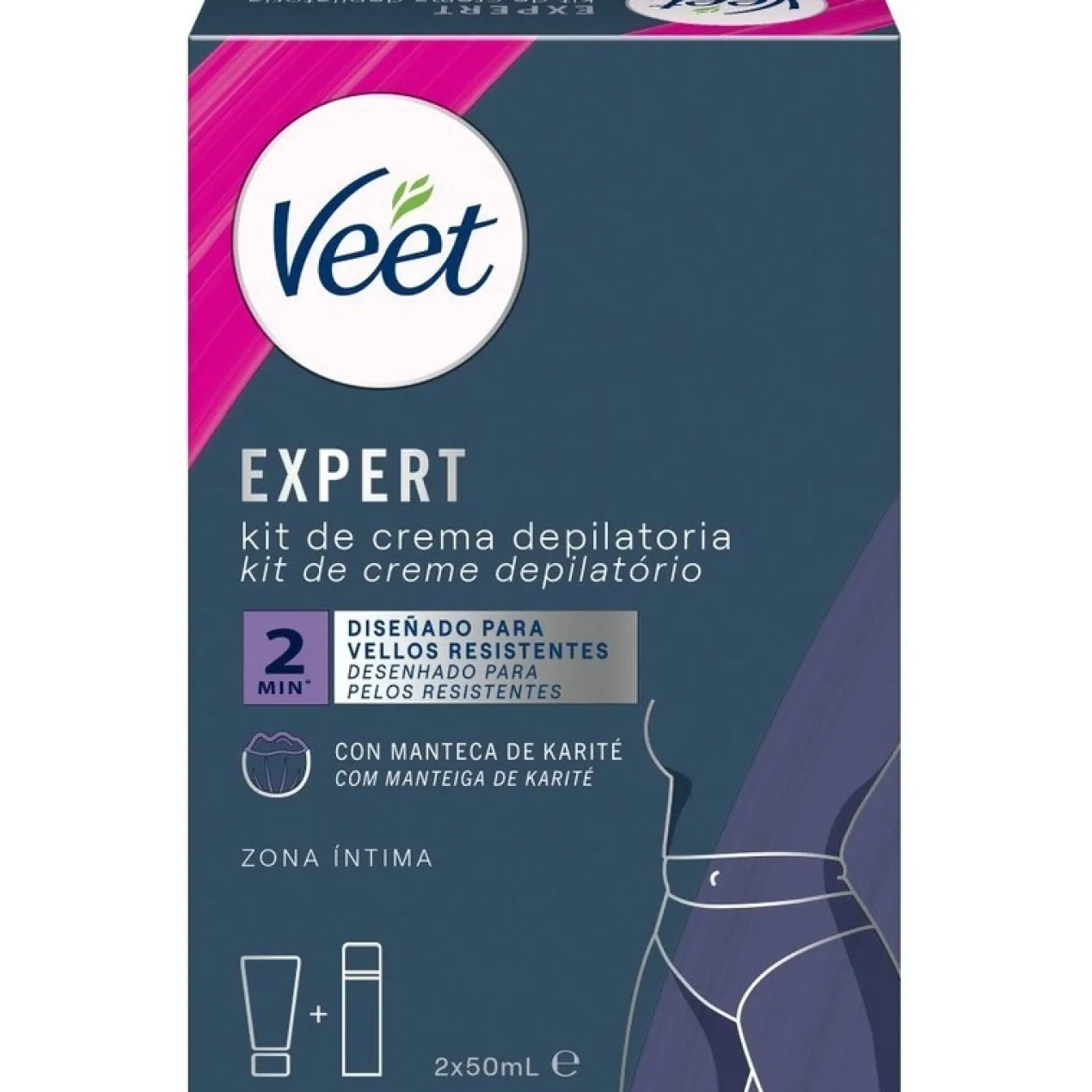 Expert Kit de Créme Dépilatoire Zone Intime
