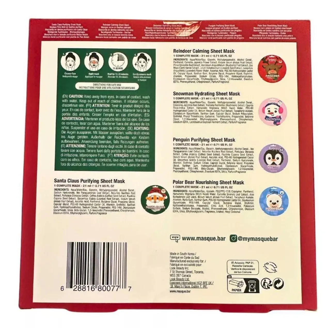 Fantasy Coffret Masques Visage