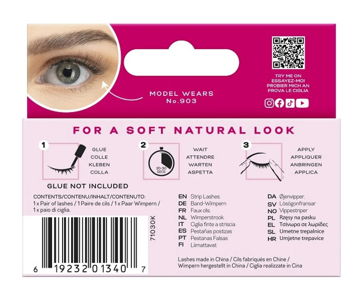 Faux Cils 3/4 Lenght Nº 903