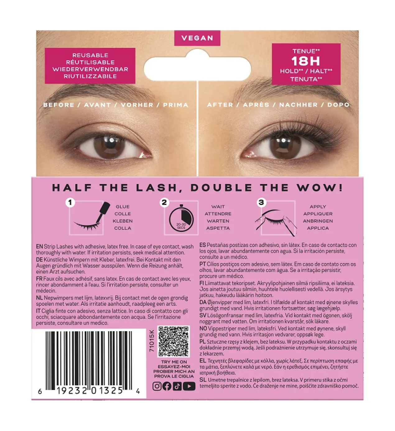 Faux Cils 3/4 Length Nº20