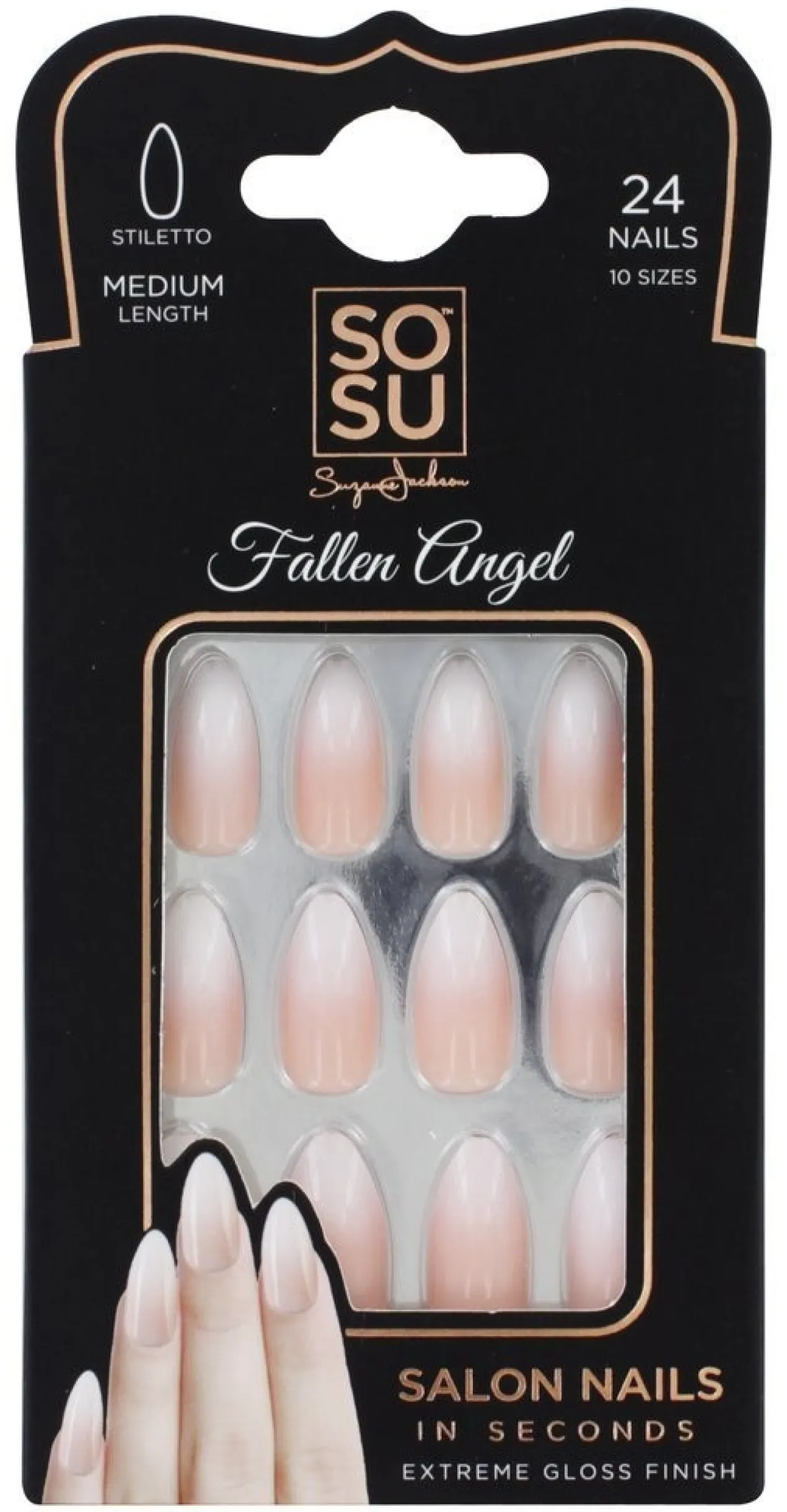 Faux ongles Stiletto Fallen Angel