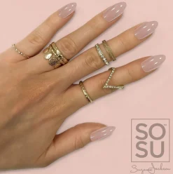 Faux Ongles Stiletto Nudist