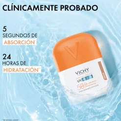 Fluide hydratant invisible Capital Soleil UV Aqua SPF50 – teinte moyenne