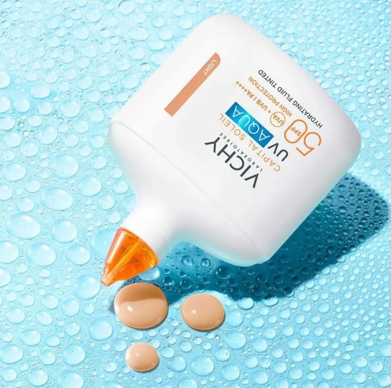 Fluide hydratant invisible Capital Soleil UV Aqua SPF50 – teinte claire