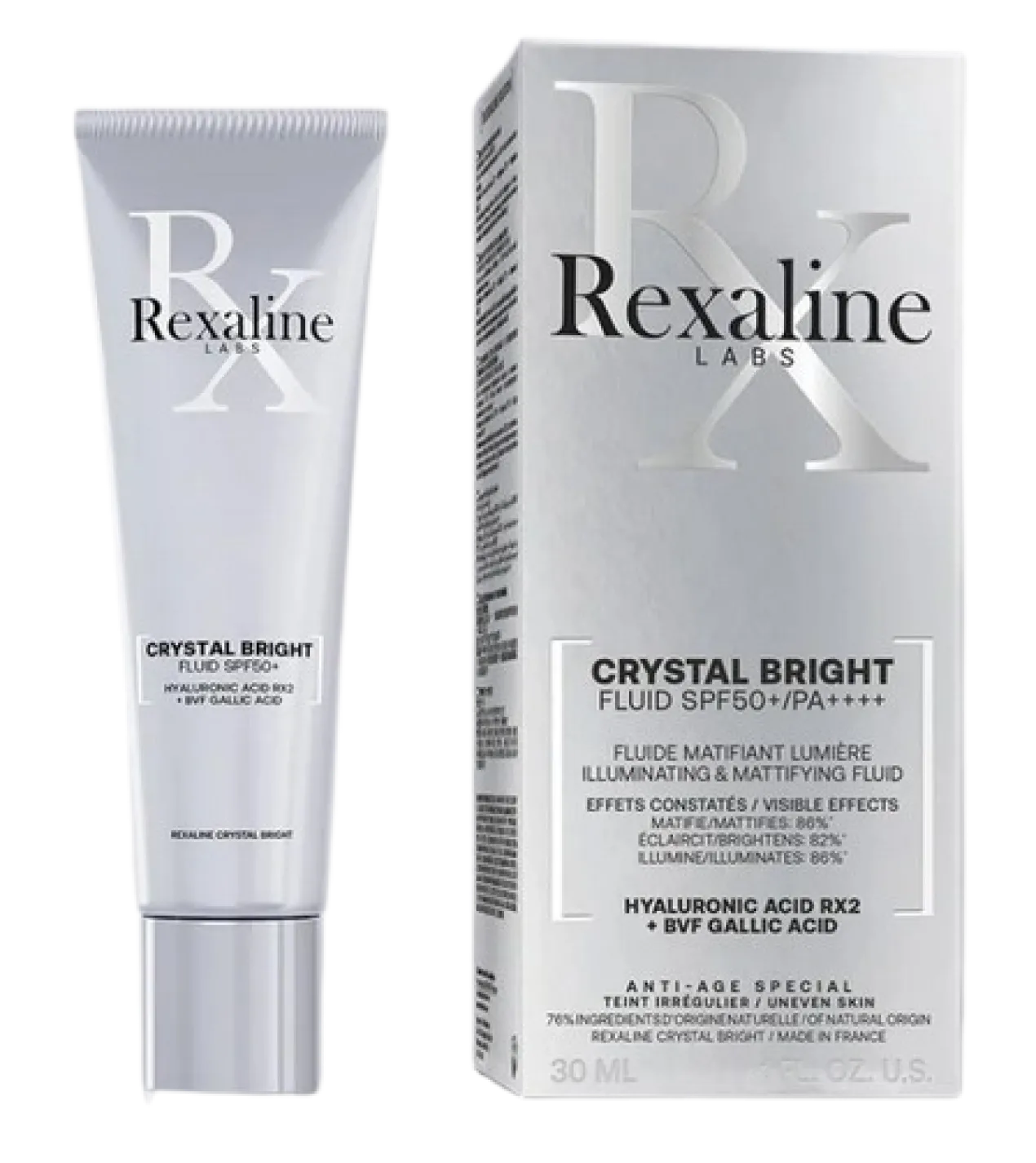 Fluide Matifiant SPF 50+ Crystal Bright