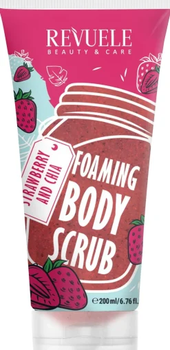 Foaming Body Scrub Gommage pour le Corps Fraise & Chia