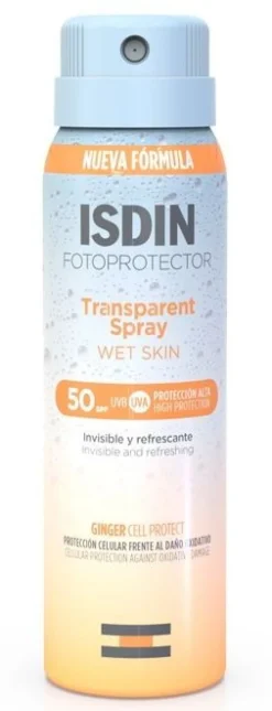 Fotoprotecteur Transparent Spray Wet Skin SPF 50+
