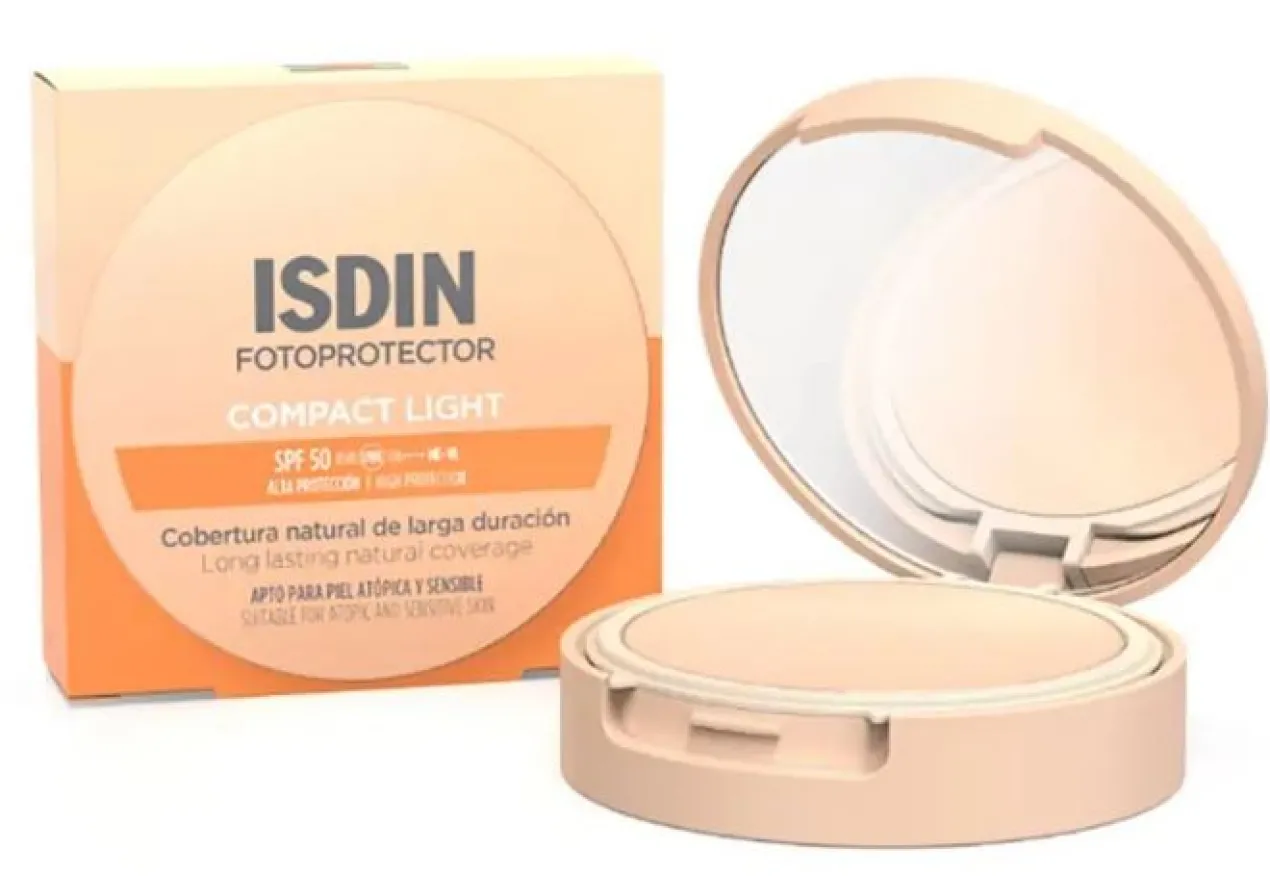 Fotoprotector Compact SPF 50+ Protection solaire avec couleur