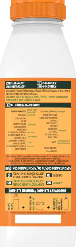 Fructis Hair Food Après-shampoing Papaye Réparatrice
