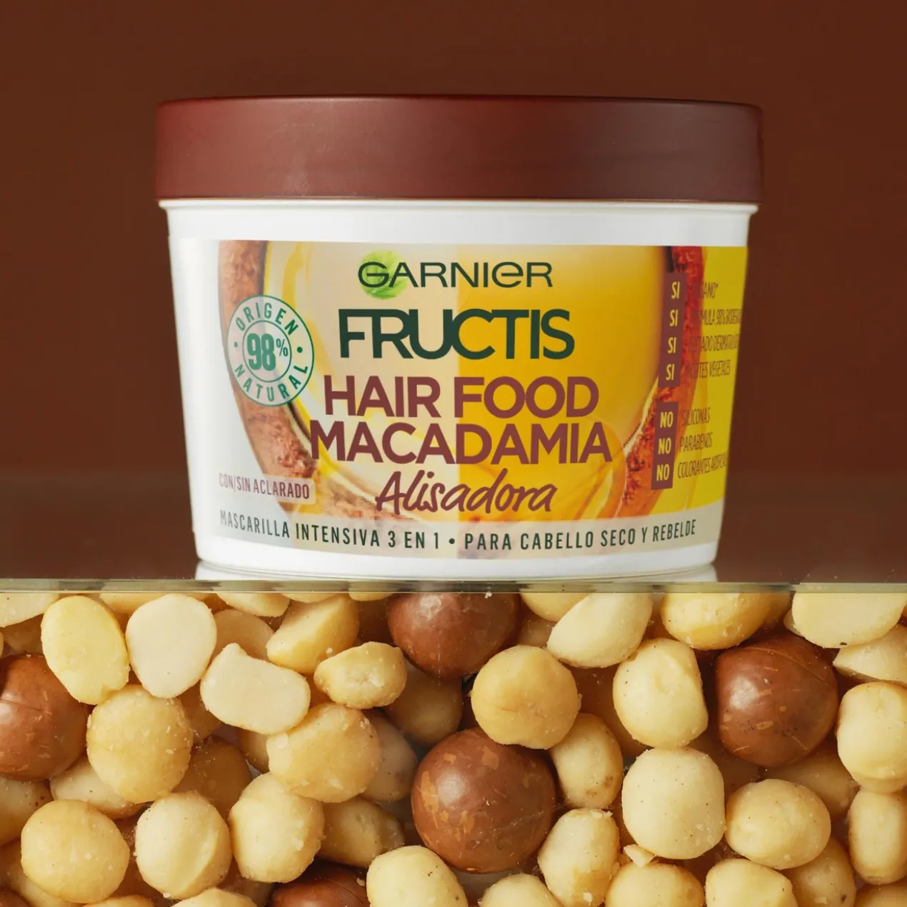 Fructis Hair food Masque 3 en 1 Macadamia