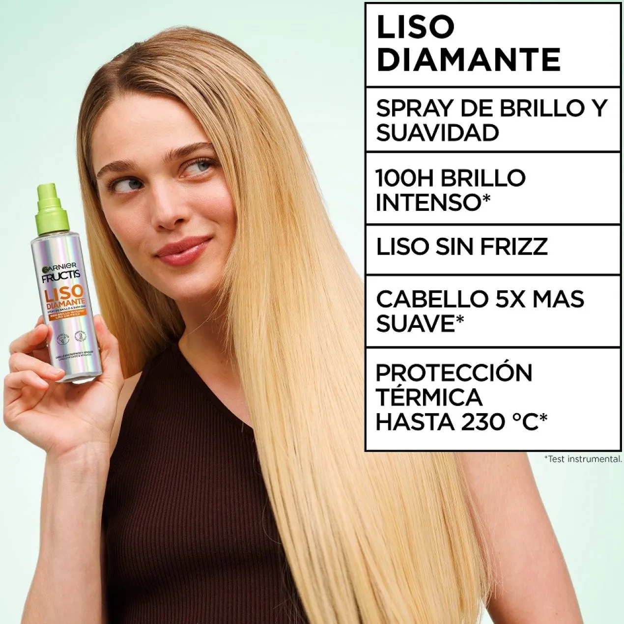 Fructis Liso Diamante Spray Brillance et Douceur
