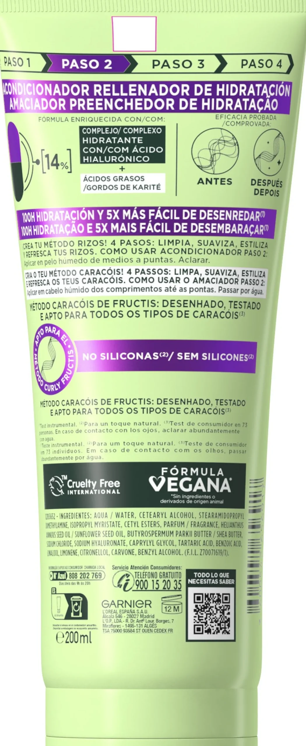 Fructis Méthode Boucles Après-Shampoing Étape 2