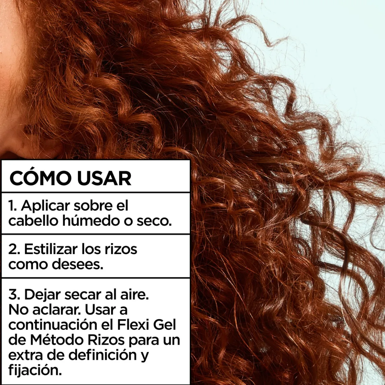 Fructis Méthode Boucles Crème de Séchage à l'Air Étape 3