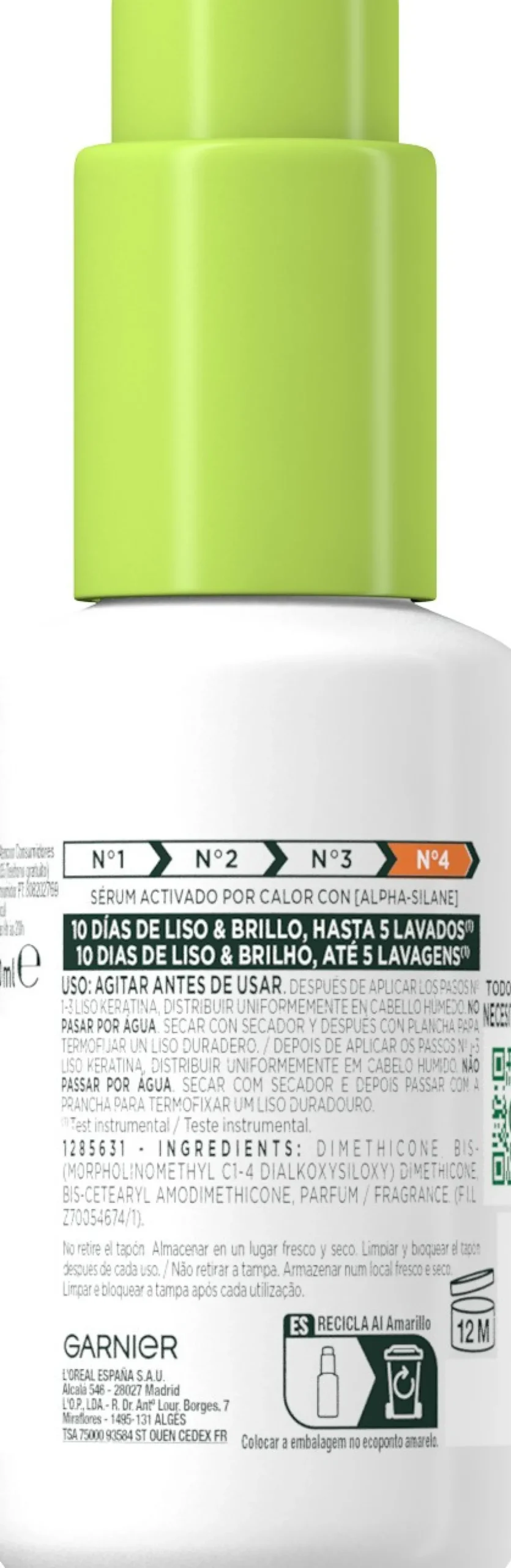 Fructis Méthode Sérum Lissant Nº4