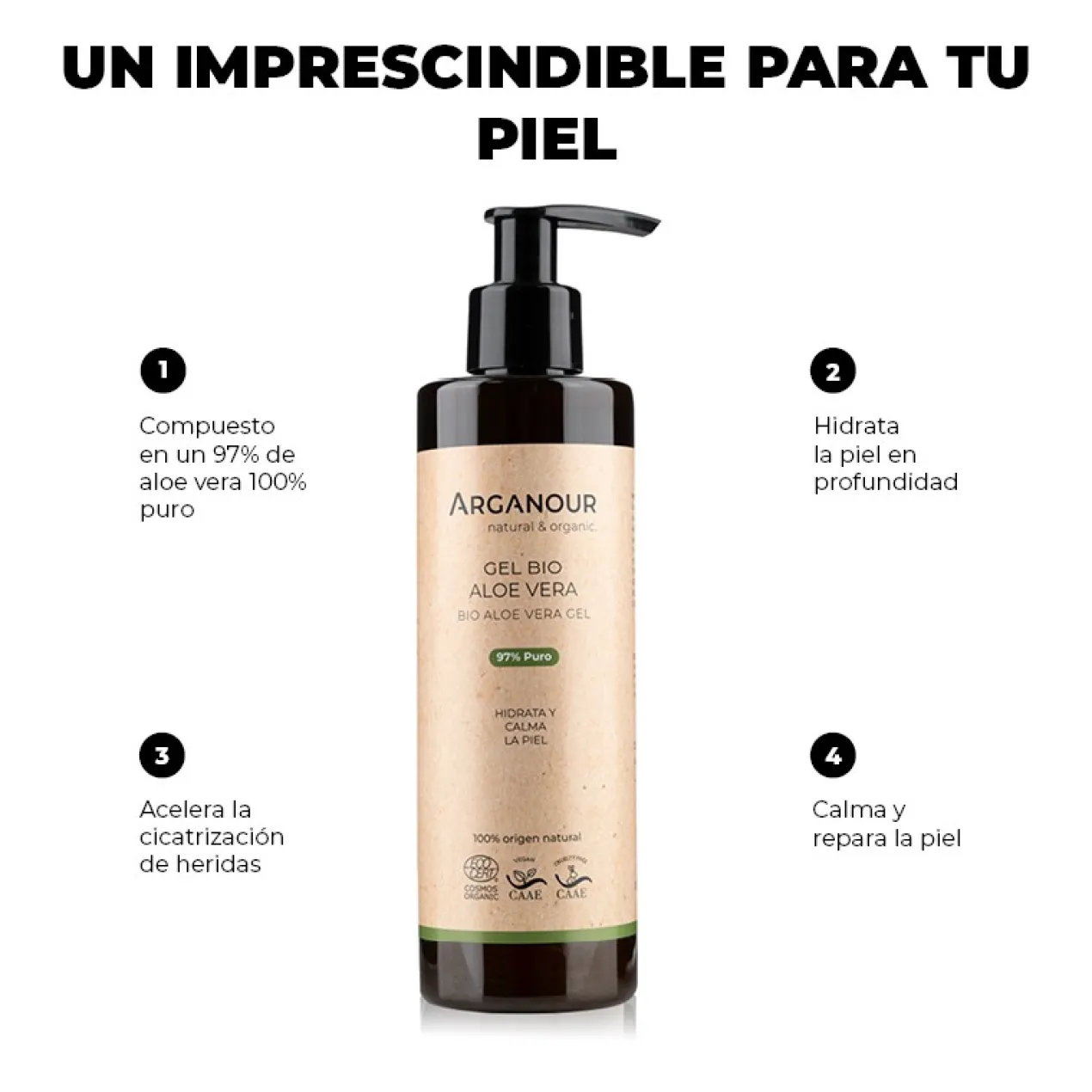 Gel Aloe Vera 97% Écologique