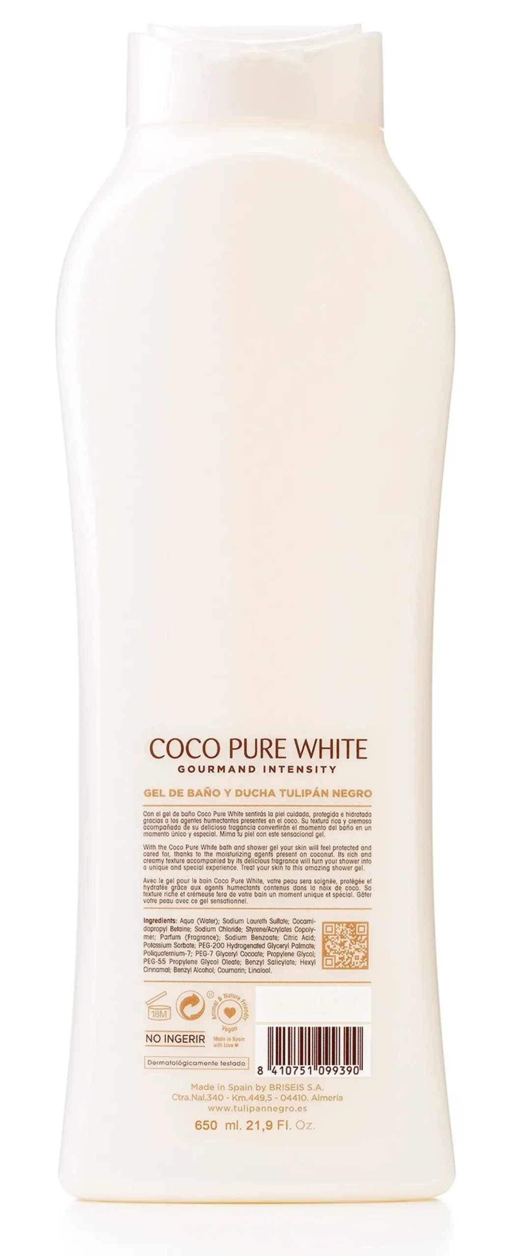 Gel Bain Douche Coco Pure White
