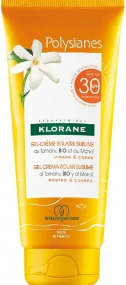 Gel-Crème de Soin Solaire Sublime au Tamanu Bio et au Monoï SPF30