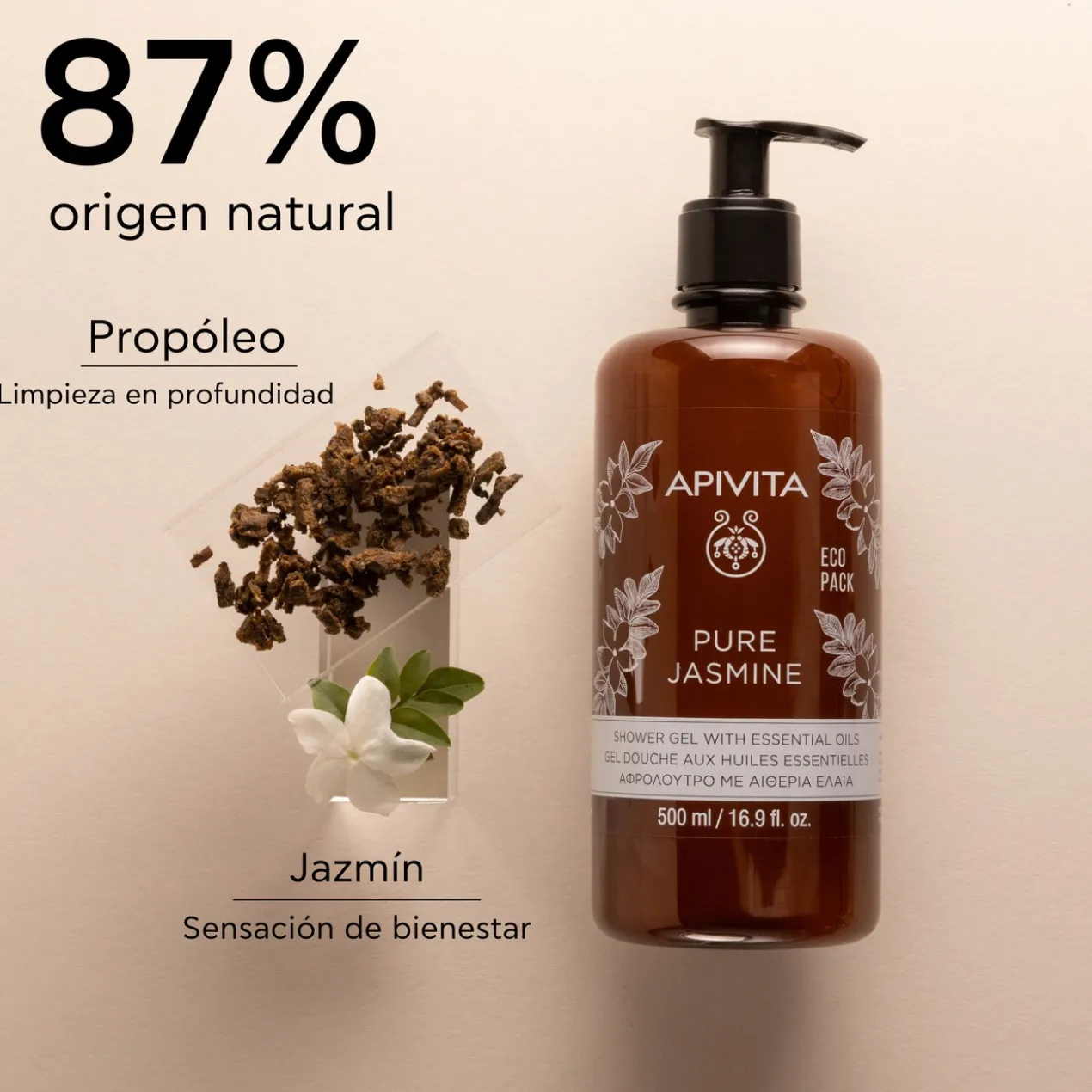 Gel de Bain Pure Jasmine aux Huiles Essentielles