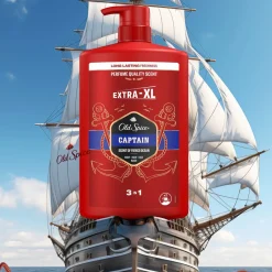 Gel de Douche Captain 3 en 1