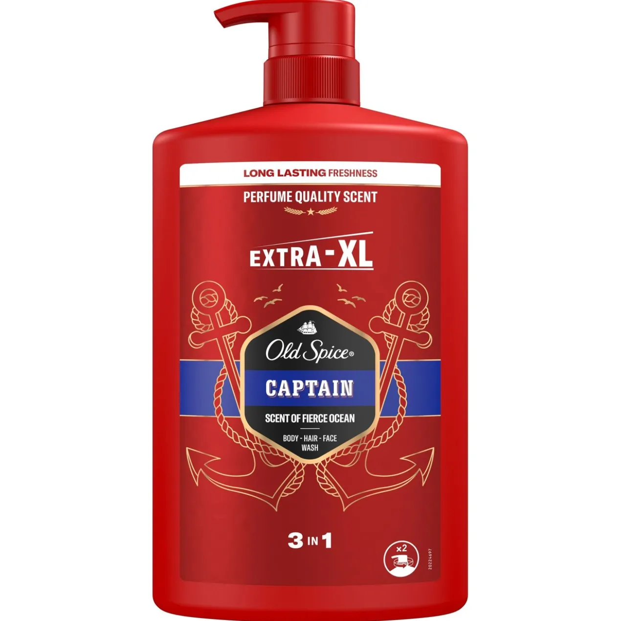 Gel de Douche Captain 3 en 1
