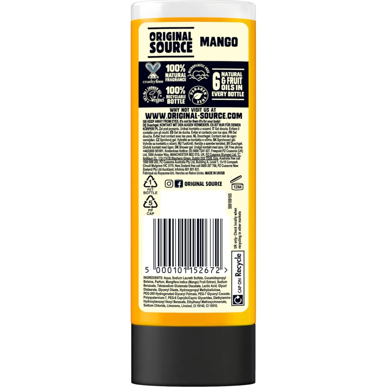 Gel Douche au Mangue