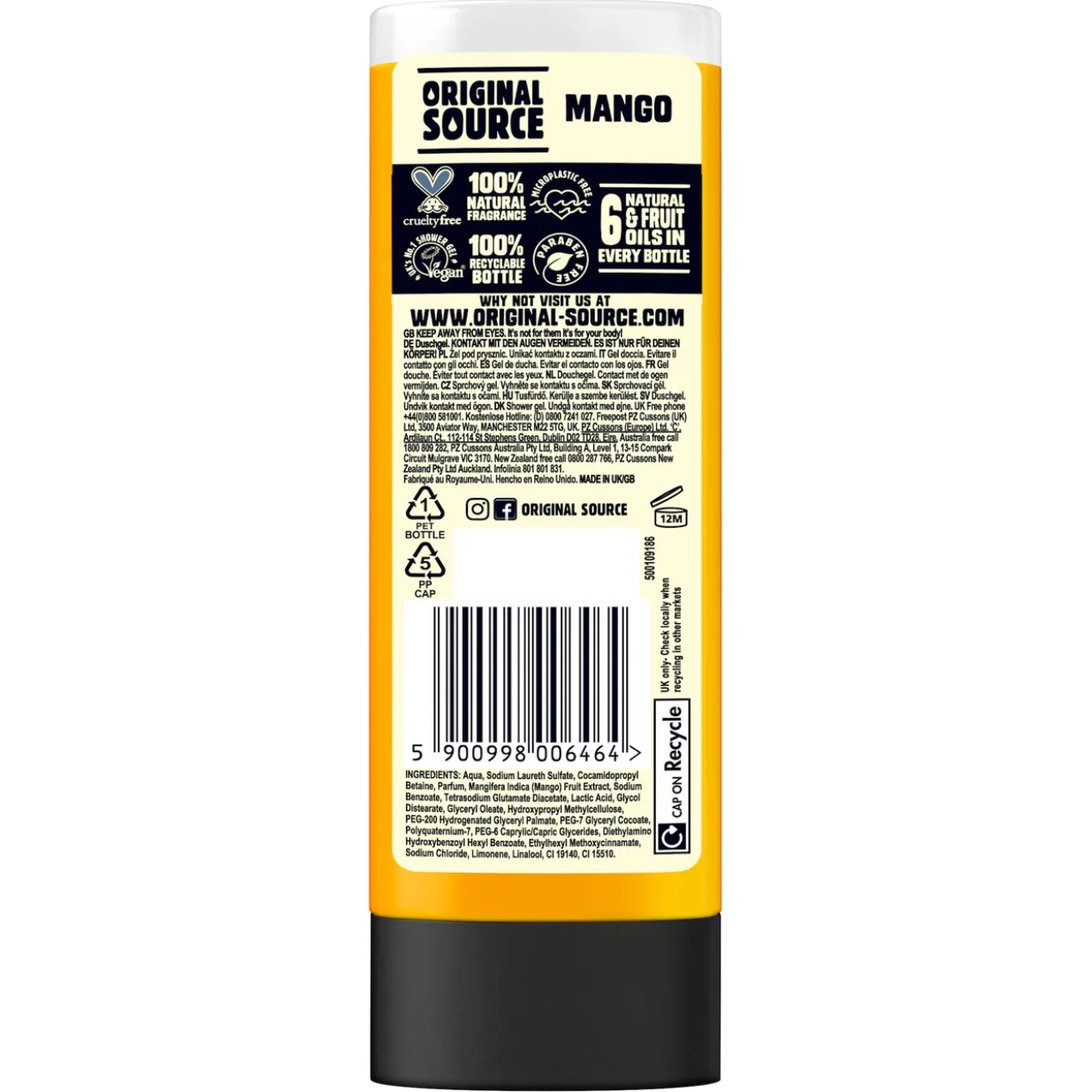 Gel Douche au Mangue