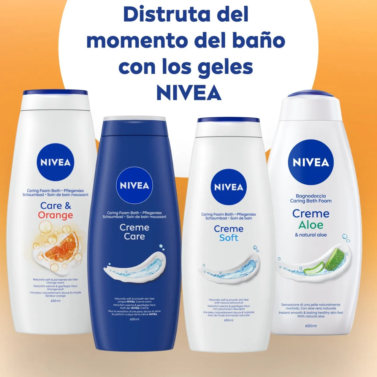 Gel douche Care & Orange