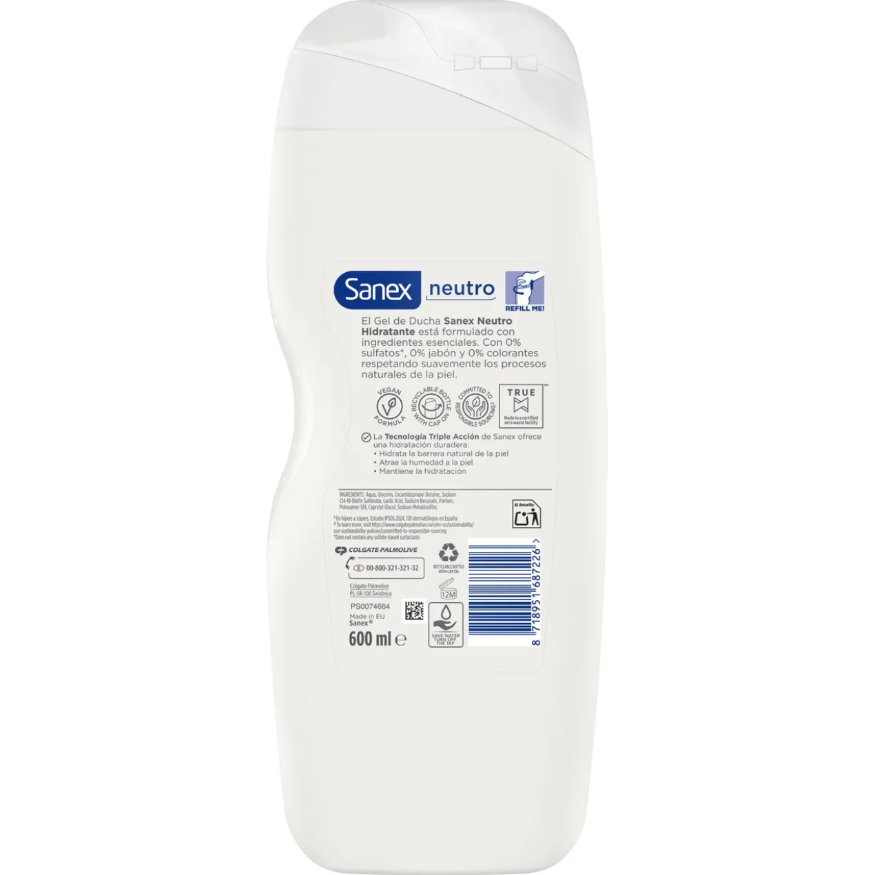 Gel Douche Hydratant Tout Type de Peau