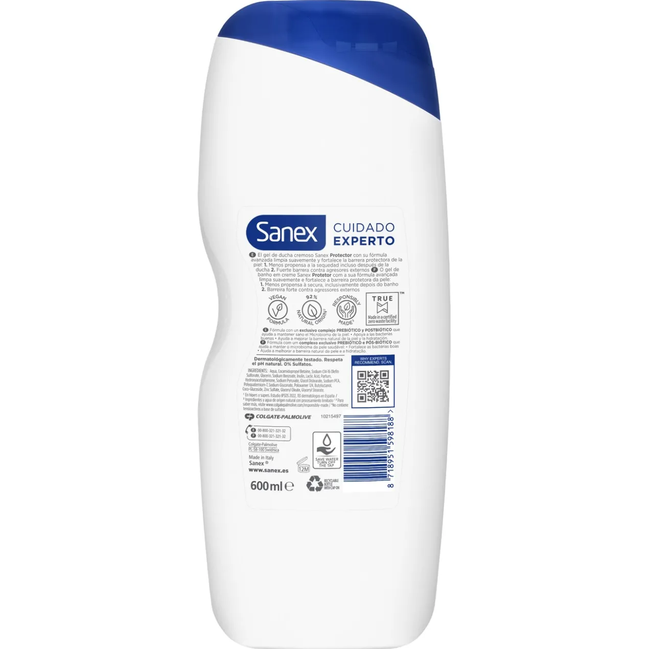 Gel douche ou bain hydratant Soin Expert Protecteur