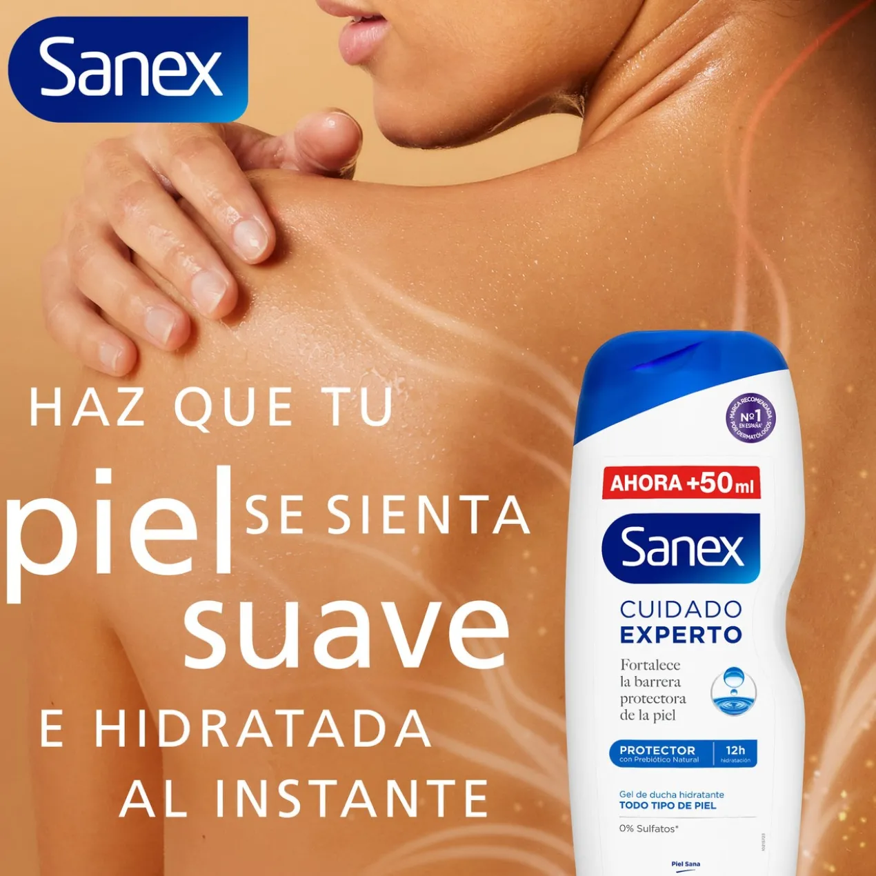 Gel douche ou bain hydratant Soin Expert Protecteur