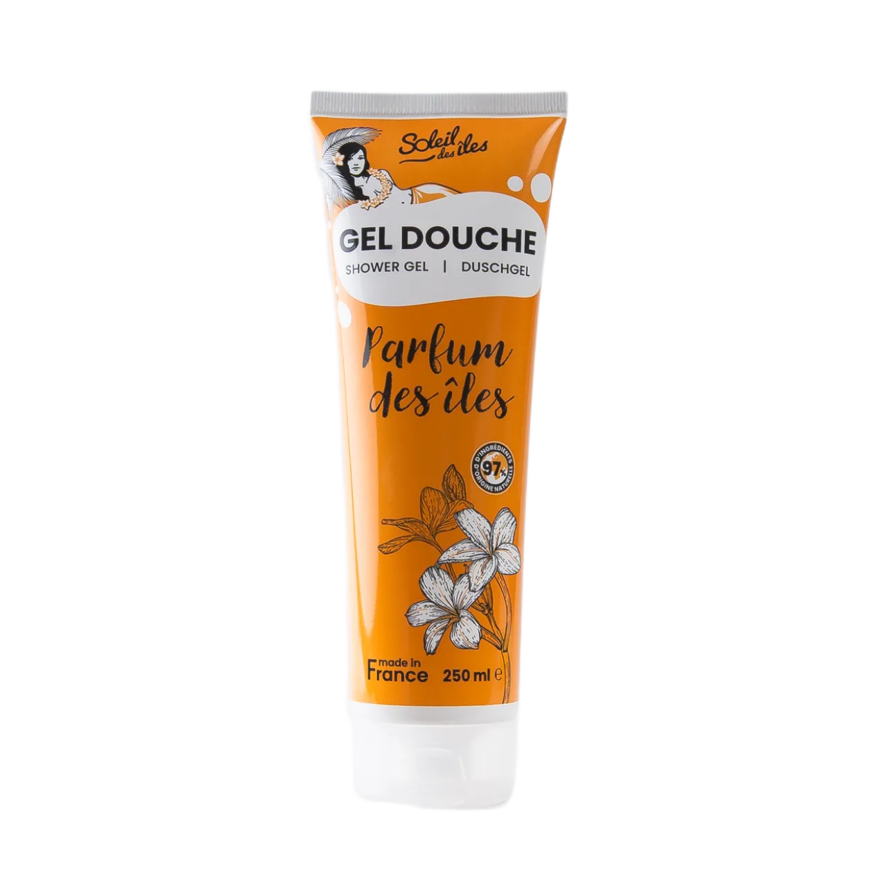 Gel Douche Parfum des Îles Format Tube