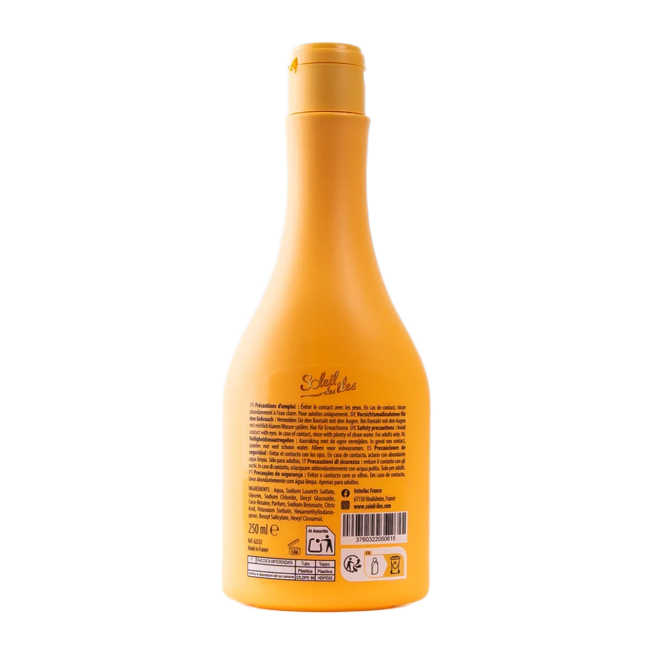 Gel Douche Parfum des Îles Format Flacon
